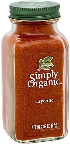 Simply Organic Cayenne Pepper Certified Organic, 2.89 oz Containers