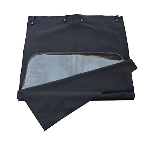Rightline Gear 100J78-B Soft Top Window Storage Bag for Jeep Wrangler JK (2 & 4 door) TJ, LJ, YJ, CJ