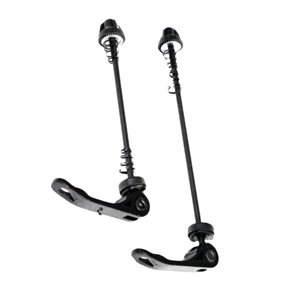 NA 1 Pair Quick Release Skewer Front and Rear Wheel Hub Quick Release Skewer Set Clip Bolt Lever Axle Set for Road Mountain Bicycle
