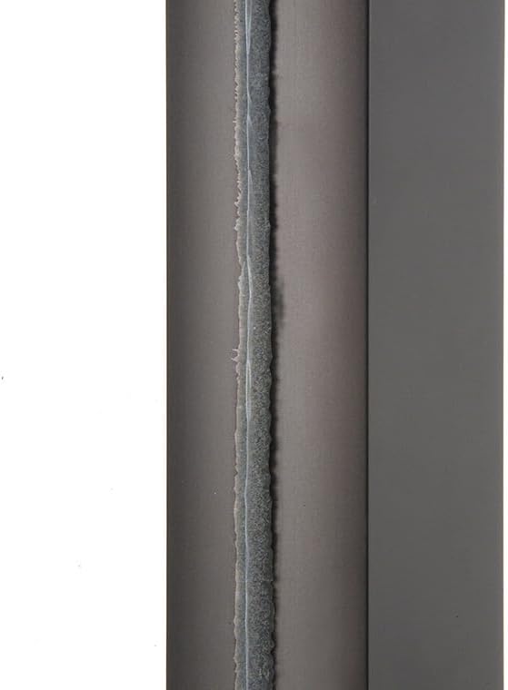 CRL Z78159C 100ft Roll Zipper Pile Weatherstrip, 0.200" Pile Height, 0.187" Backing Width-Gray
