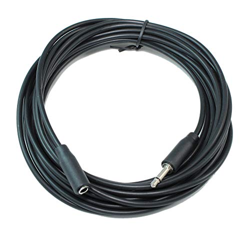 Cable de extensión de audio mono 3.5 mm 15ft miniatura 2
