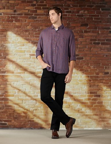 Image of Peter England Men's Regular Fit Denim Jeans for Daily Casual Wear