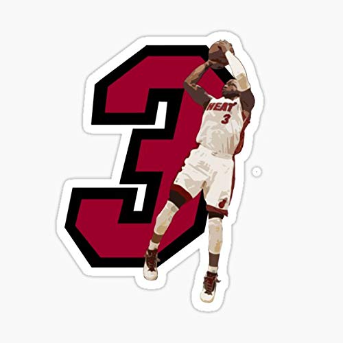 Dwyane Wade Sticker - Sticker Graphic - Waterproof - Fade Resistant Die Cut