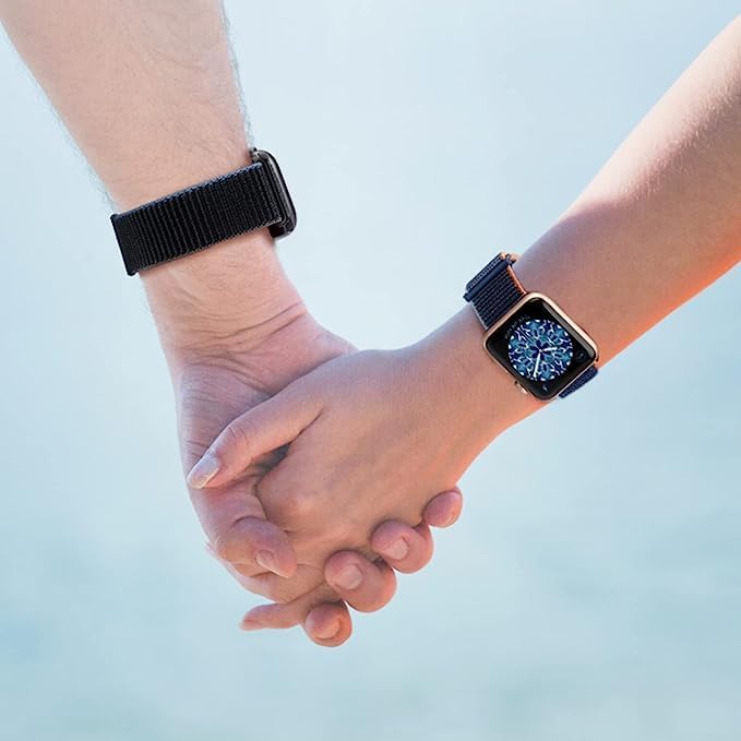 Miniatura 5 de Correas deportivas de nailon compatibles con Apple Watch 78 1.614 in 1.772 in, Series 654 1.732 in 1.575 in, Series 321 1.654 in 1.496 in, correa