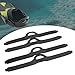 Lljsszr 2 Pieces Fin Straps Replacement Portable Accessories Equipment with Quick Release Buckles for Underwater Diving Freediving, S and M