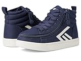 BILLY Footwear Unisex Billy CS High Top (Little Kid/Big Kid) Navy/White 1 Wide