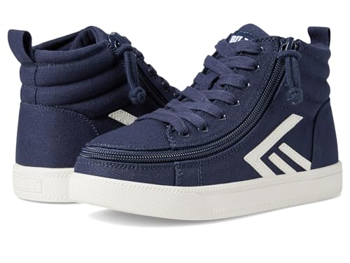 BILLY Footwear Unisex Billy CS High Top (Little Kid/Big Kid) Navy/White 1 Wide