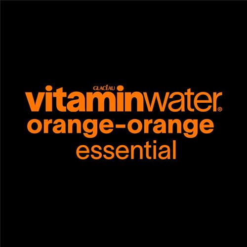 Image of vitaminwater Essential Orange-Orange, Flavored Water Beverage, 20 fl oz Bottles, 12 Pack