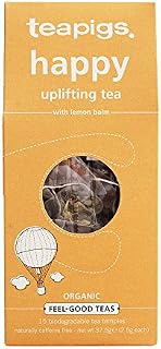 Teapigs Organic Happy Herbal Tea Made With Whole Herbs (1 Pack Of 15 Tea Bags)