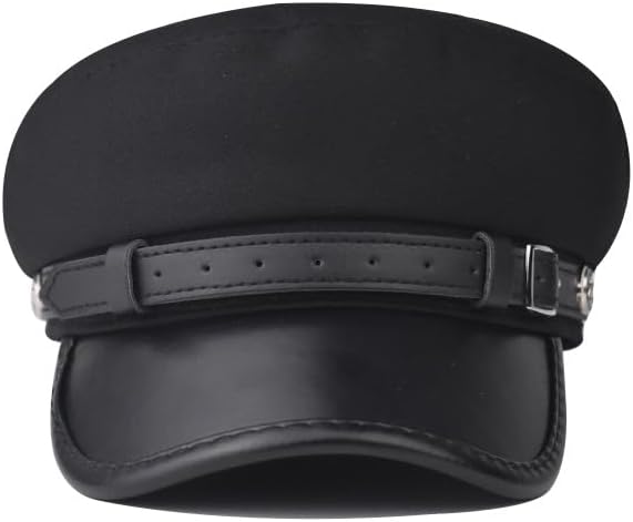 Chauffeur Hat Newsboy Cap Peaked Beret Cap Classic Vintage Driver Costumes Hats Captain Sailor-Hat for Men Women - Image 2