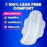 Always Ultra Thin Feminine Pads For Women, Size 2 Long Super Absorbency, With Wings, Unscented, 58 Count - Image 2