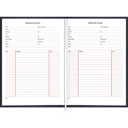 Agenda Executiva Costurada Diária de Mesa Advogado 2021, Tilibra