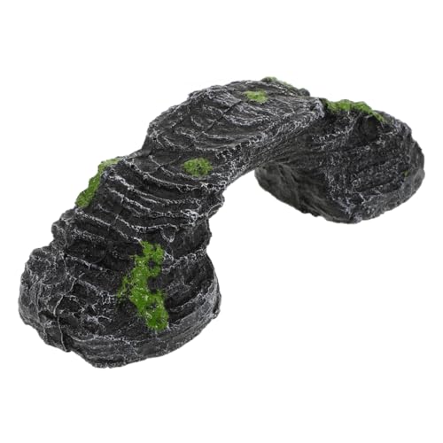 BESPORTBLE Turtle Sun Terrace Reptile Climbing Ladder Resin Hideouts Basking Rock Aquarium Turtle Accessories