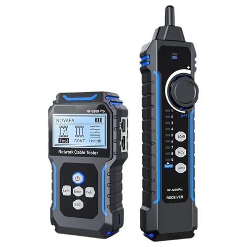 NF-8209Pro �f�W�^�� RJ45 RJ11 �P�[�u���e�X�^�[�iPOE �e�X�g�@�\�A�f���A�����[�h�e�X�g�A���C���[�}�b�v & �X�L�����@�\�t���j �v���ȑΉ�