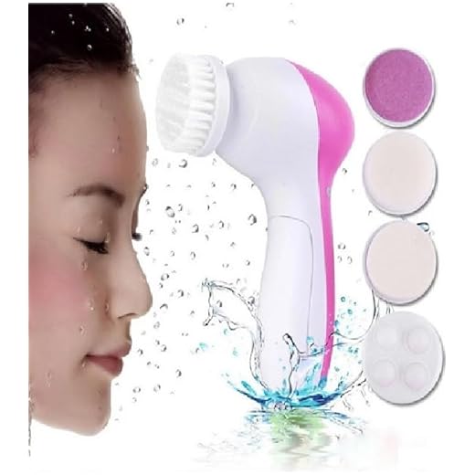 Massageador Facial -Escova Facial Elétrica 5 em 1 Portátil – Limpeza Profunda, Esfoliação Suave, Massagem Relaxante e Cuidados Avançados para Todos os Tipos de Pele PREMIUM