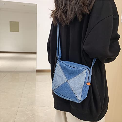 Small Denim Crossbody Shoulder Bag for Women & Girls - Adjustable Strap, Cell Phone Compartment2
