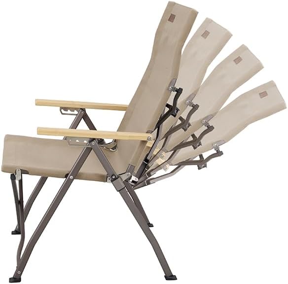 Miniatura 6 de Kakadu Revived - Silla reclinable ajustable con 4 posiciones reclinables, lona reciclada de alta resistencia con marco de aluminio resistente y