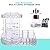 Fewear Ship from USA,Makeup Organizer, Cosmetic Storage Tube Pen Holder Crystal Candle Holder Wedding Lover Decoration,Makeup Holder Storage,Cosmetics Organizer Box (A)