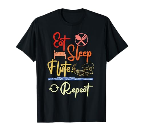 Flûtiste Drôle Cadeau Pour Le Musicien Flûte T-Shirt