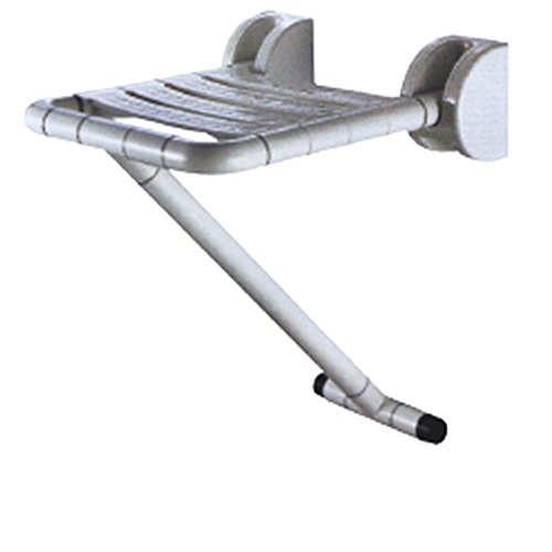 Siège de douche pliant avec pied Di Vapor ABS et inox pour senior
