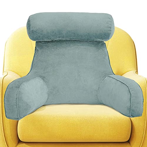 Almofada de sentar para cama, Travesseiro de leitura destacável com espuma viscoelástica desfiada e