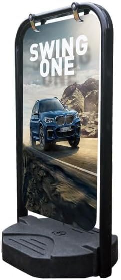 A2 Swing Pavement Sign A-Board Display stand panel size 75cm x 44cm (Without Print)