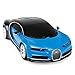 Bugatti Chiron Blue/Black Radio Remote Control Sport Racing Car RC 1/24 Scale