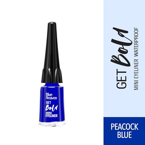Blue Heaven Get Bold Mini Matte Eyeliner Waterproof Gel | Light Weight| Smudgeproof |One Stoke Finish, Pack Of 3, 15Ml, Multicolor - Image 3