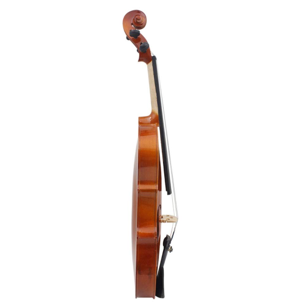 Violino Standard da Studente, per Principianti, Violino for Principianti Violino for Studenti con Punto di apprendimento nel Piatto del Dito Set di violini con Custodia Rigida e Accessori (Size : 1/4