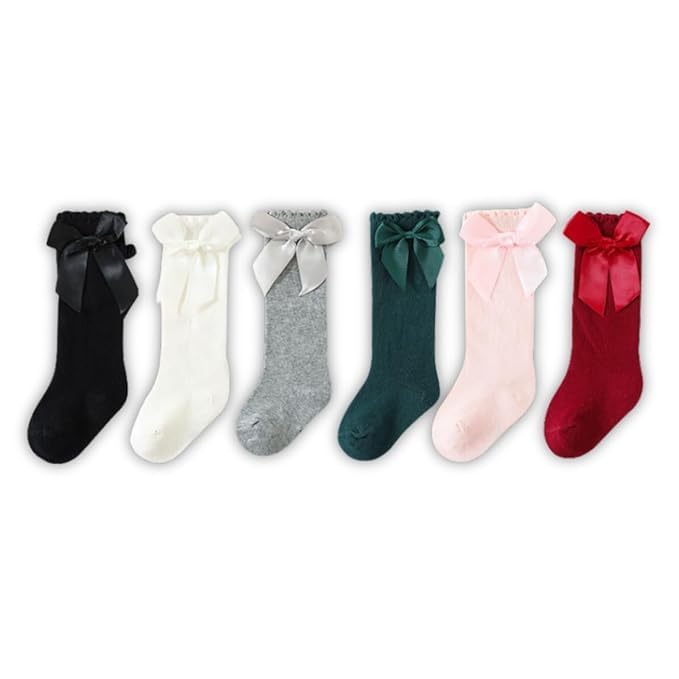 Unisex Soft Cotton Socks for Babies | Baby Boys & Baby Girls Knee-High Baby Socks for New Borns -BS2216-ALL(12-36 Months, Pack of 6)