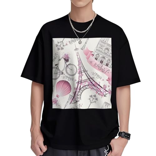 T-shirt coton Tour Eiffel femme ample et respirant pour un confort estival absolu