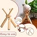 2 Pcs Baseball Holder, Wooden Mini Baseball Bat- Shape Display Rack for Ball, Decorative Desktop Stable Display Case Stand for Kids and Sports Lover Stand