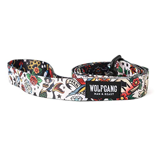 WOLFGANG MAN & BEAST / ウルフギャング マン & ビースト VintageWhite LEASH Mサイズ 巾2.5cm x 長さ122cm