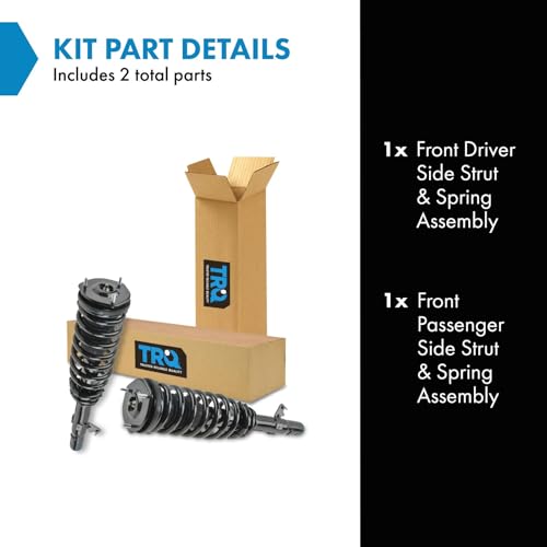 Image of TRQ Front Strut and Spring Assembly Set 2 Piece