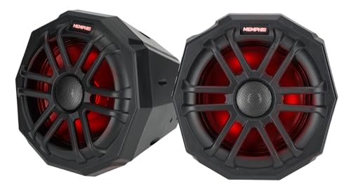 Memphis Audio TLN65FE 6.5-Inch Speaker Pods, Plug-and-Play Design, Durable Build, Clear Sound, Perfect for 2019+ Honda Talon Owners