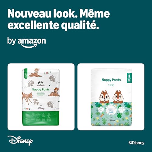 By Amazon Disney - Couches-Culottes - Taille 4 (9kg-15kg) - 80 unités (1 paquet de 80) – vue 2