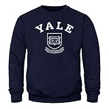 Ivysport Yale University Crewneck Sweatshirt, Legacy, Navy, Large