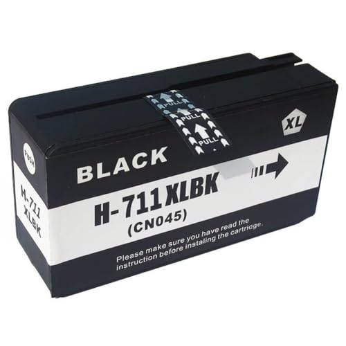 Cartouche d'encre 711XL noire pour imprimer vos plans d'architecte au bureau sur DesignJet T120