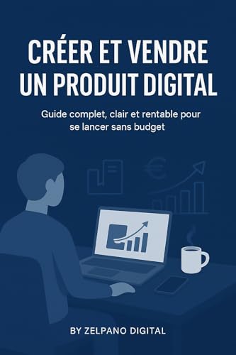 livre Créer et vendre un produit digital: Guide complet, clair et rentable pour se lancer sans budget