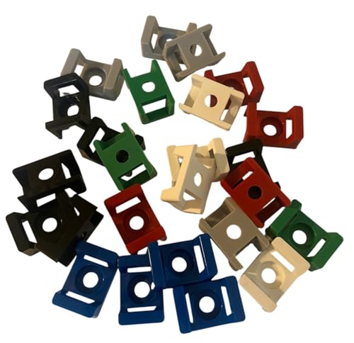 Saddle Type Cable Zip Tie Mount (assortment, 100)