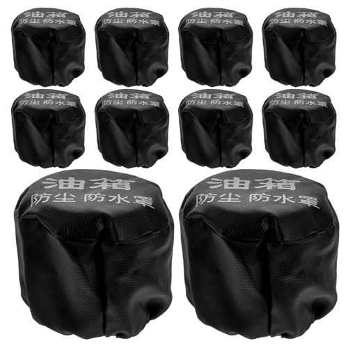 Bouchons pour bidons d'essence étanches avec cache-poussière robuste - 10 pcs