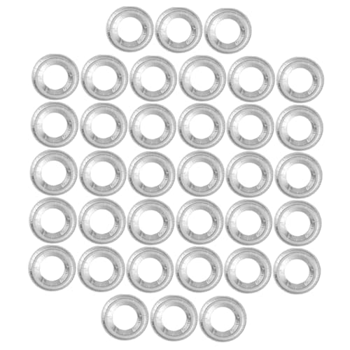 POPETPOP 100Piezas Cubiertas Gas De Aluminio Redondos Para Limpieza y Protección Revestimiento Para Estufas De Gas