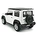 1:24 Scale 2021 Jimny SUV Model Toy Car Metal Diecast Toy Vehicle, Doors Open, Light Sound, Pull Back, Toys for Boys Kids Gifts, Men Collection, Home Office Décor, White