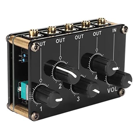 ASHATA 4 Channel Passive Audio Mixer Cover