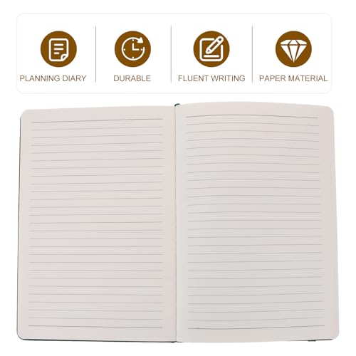 Cuaderno diario de PU con papel de alta resistencia BESPORTBLE retro 2