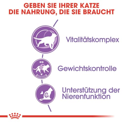 ROYAL CANIN STERILISED 7+ Trockennahrung für Katzen – 0.4 kg