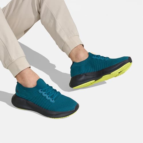 Image of Neeman's Begin Walk Aero Sneakers for Men | Breathable Knit Upper, Lightweight Cushioned EVA Sole | Comfortable Daily Walking & Casual Wear Shoes