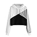Produktbild ESAILQ Damen Mode Crop Tank Tops Ärmelloses T-Shirt Gestreiftes Camisole(L,Weiß)