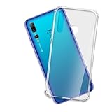 mtb more energy® Hülle Crystal Armor kompatibel mit Huawei P Smart Plus 2019, P Smart+ 2019 (6.3'') - verstärkte Ecken - Anti Shock Schutzhülle Hülle Cover Tasche