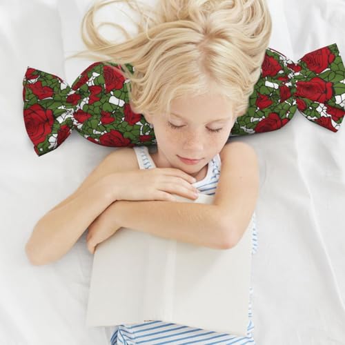 Almohada de espuma viscoelástica negra tamaño único miniatura 6
